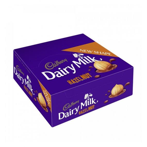 CADBURY DAIRY MILK HAZELNUT CHOCOLATE 12X35G - Bulkbox Wholesale