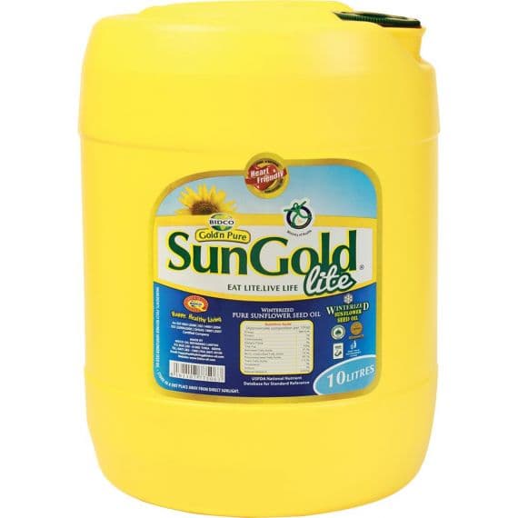 SUN GOLD SUNFLOWER OIL  JERRYCAN 1X10L - Bulkbox Wholesale