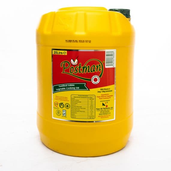 POSTMAN VEGETABLE COOKING OIL 1X20L - Bulkbox Wholesale