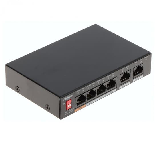 6-Port Gigabit Ethernet PoE Switch Unmanaged Desktop