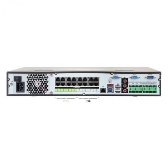 32 Channel 1.5U 4HDDs 16PoE 4K & H.265 Pro Network Video Recorder