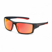 Солнцезащитные очки с зеркальным эффектом - Audi Sport (черный/красный)