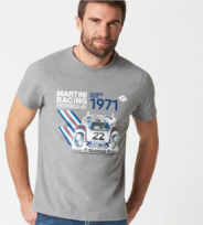 Коллекционная футболка № 20 унисекс – MARTINI RACING® (серый меланж), S