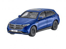 Mercedes EQC N293 (синий), масштаб 1 : 18