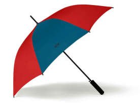 Зонт-трость MINI Contrast Panel (красный/синий)