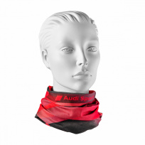 Женский шарф-воротник - Audi Sport (красный/серый)