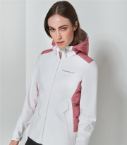 Женская куртка – Taycan (белый/розовый), M