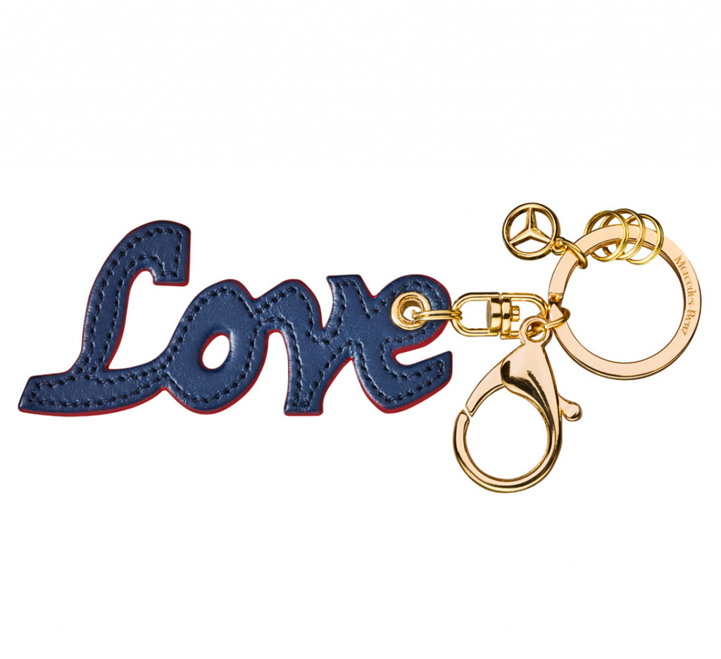 Брелок для ключей Love (синий) MERCEDES-BENZ B66953619