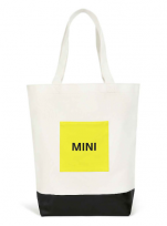 Сумка для покупок MINI Tricolour Block (белый/черный/желтый)