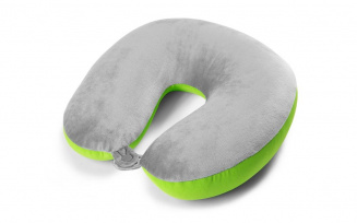 Подушка для путешествий (зеленый/серый)
