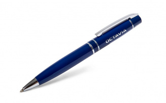 Шариковая ручка Octavia металлическая (синий)