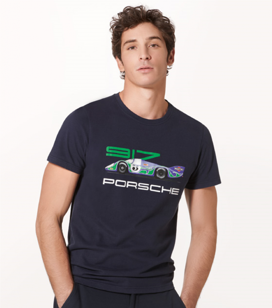 Коллекционная футболка № 18 унисекс – MARTINI RACING® (темно-синий), S PORSCHE WAP67100S0LMRH