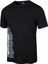 Мужская футболка (черный/темно-серый/белый), M