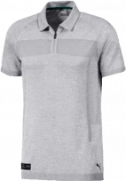 Мужская футболка поло (серебристо-серый), L