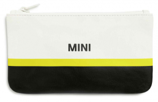 Косметичка MINI Small Tricolour Block (белый/черный/желтый)