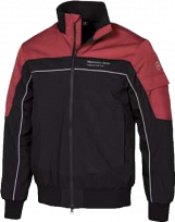 Мужская куртка водительская (черный/красный), XL