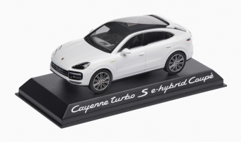 Cayenne Turbo S E-Hybrid Купе (белый Каррара, металлик), масштаб 1 : 43