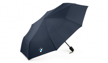 Складной зонт с логотипом – BMW (темно-синий)
