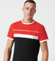 Мужская футболка – 917 Salzburg (красный/белый/черный), S