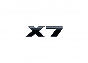 Эмблема черн. X7