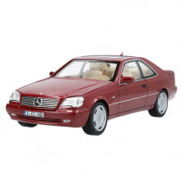 Модель Mercedes CL 600 C140 (1996–1998) (красный), масштаб 1 : 18