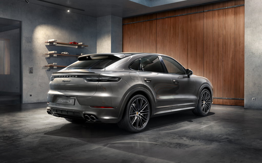 Porsche Cayenne 2021 Coupe РіРѕР»СѓР±РѕР№