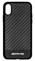 Чехол для iPhone 11 X/ XS – AMG (черный/«карбон»)
