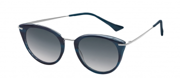 Солнцезащитные очки Casual женские (синий/серебристый)