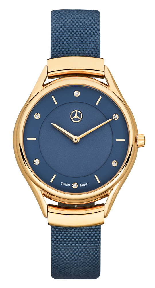Часы Fashion Gold женские (синий) MERCEDES-BENZ B66953564