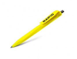 Ручка шариковая Rapid (желтый)