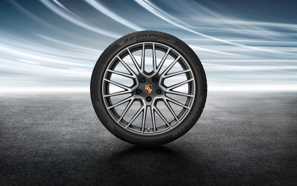 Комплект зимних колес с 21-дюймовыми дисками RS Spyder Design PORSCHE 9Y0044611H