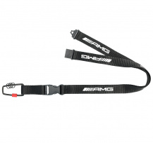 Шнурок для ключей – AMG (черный/белый)