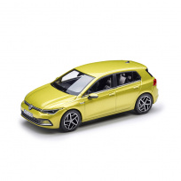 Volkswagen Golf 8 (желтый лайм), масштаб 1 : 43