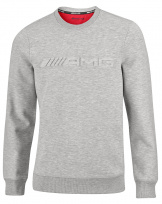 Свитшот унисекс – AMG (серый меланж), XL