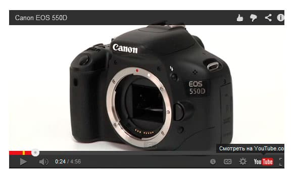 Видео обзоры товаров