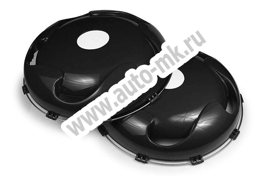 Колпаки на колеса пластик передние черные R17,5 кт. 2 шт. Арт. 19365