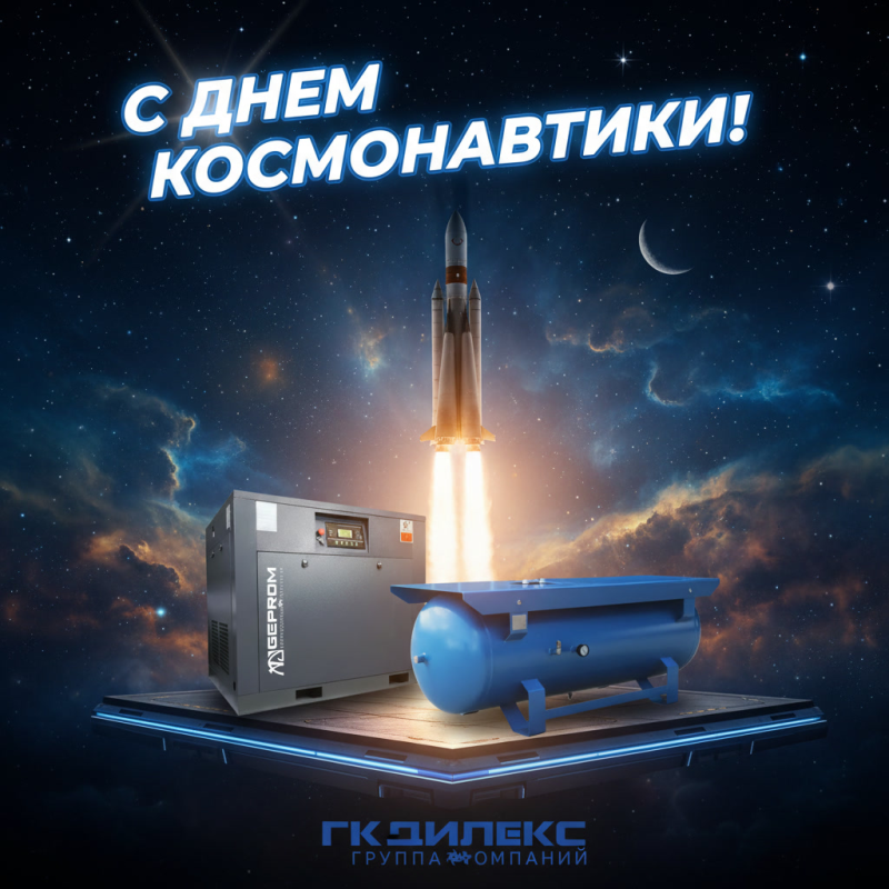 Винтовой компрессор в космонавтике: оборудование ГК «Дилекс» для космодромов и аэрокосмической промышленности