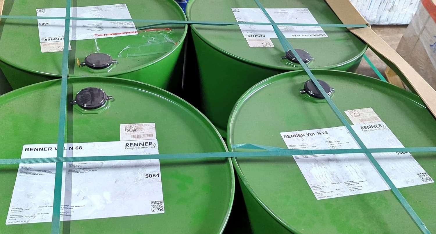 Компрессорное масло RENNER-OIL 68 на складе!