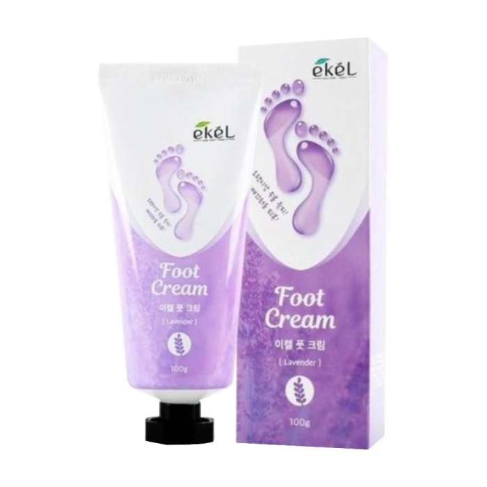 Успокаивающий крем для ног с экстрактом лаванды EKEL Foot Cream Lavender
