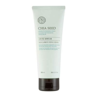 Отшелушивающая пенка с экстрактом семян чиа THE FACE SHOP Chia Seed Fresh Cleansing Foam