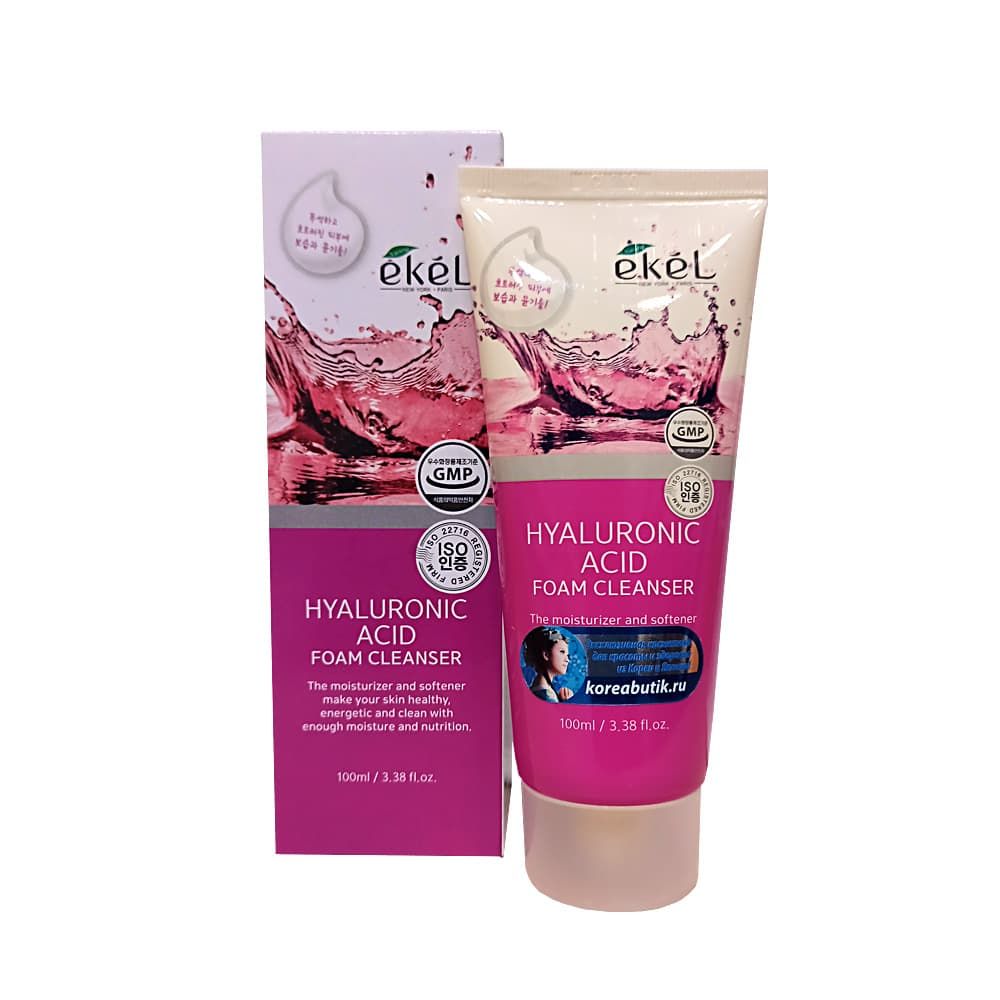 Пенка для умывания с гиалуроновой кислотой EKEL Foam Cleanser Hyaluronic Acid