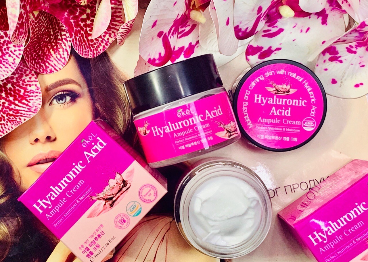 Ампульный крем с гиалуроновой кислотой 70 мл Ekel Ampule Cream Hyaluronic Acid