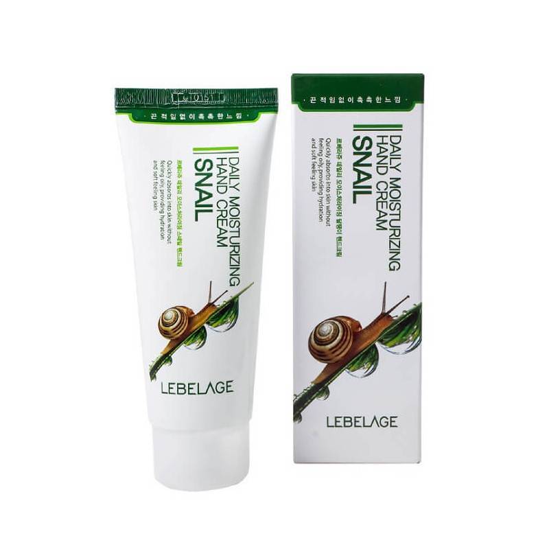 Крем для рук с экстрактом улиточного муцина 100 мл Lebelage Daily Moisturizing Hand Cream Snail