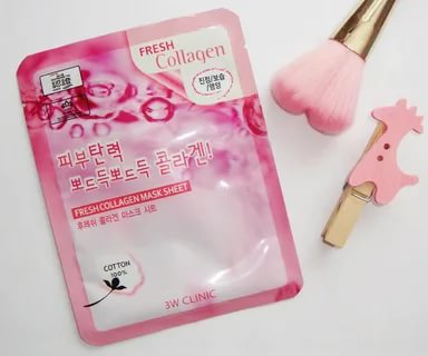 Тканевая маска для лица с коллагеном 3W CLINIC Fresh Collagen Mask Sheet