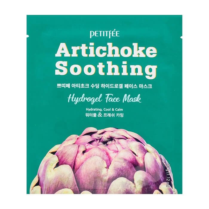 Маска для лица с артишоком Petitfee Artichoke Soothing Hydrogel Face Mask