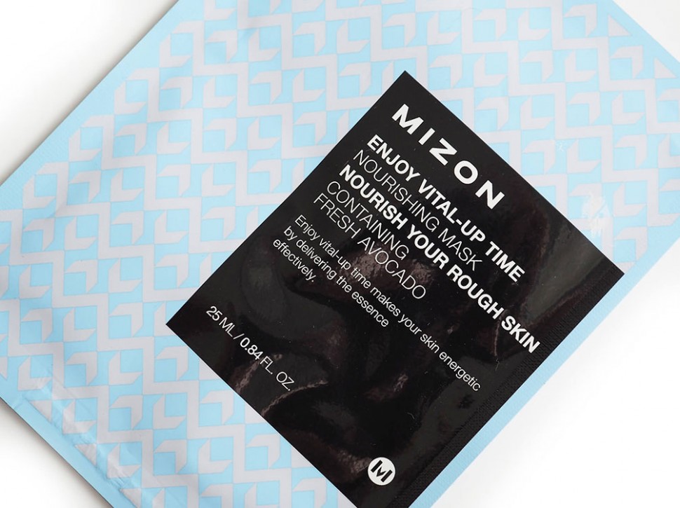 Тканевая питательная маска для лица MIZON Enjoy Vital-Up Time Nourishing Mask