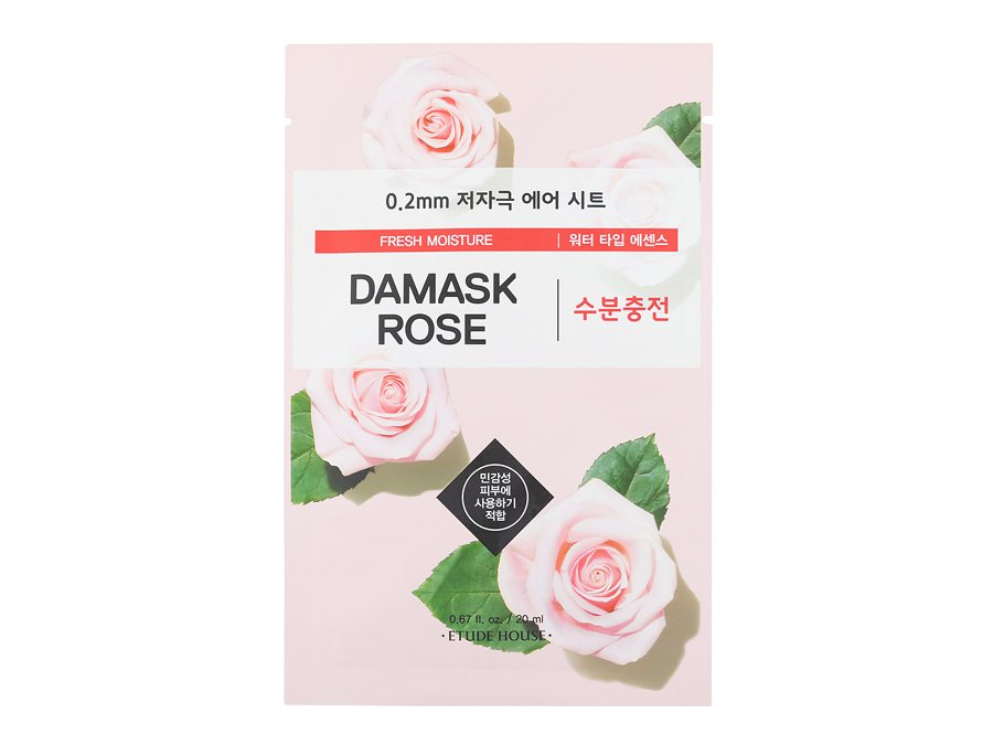 Маска тканевая с экстрактом дамасской розы ETUDE HOUSE 0.2 Therapy Air Mask Damask Rose