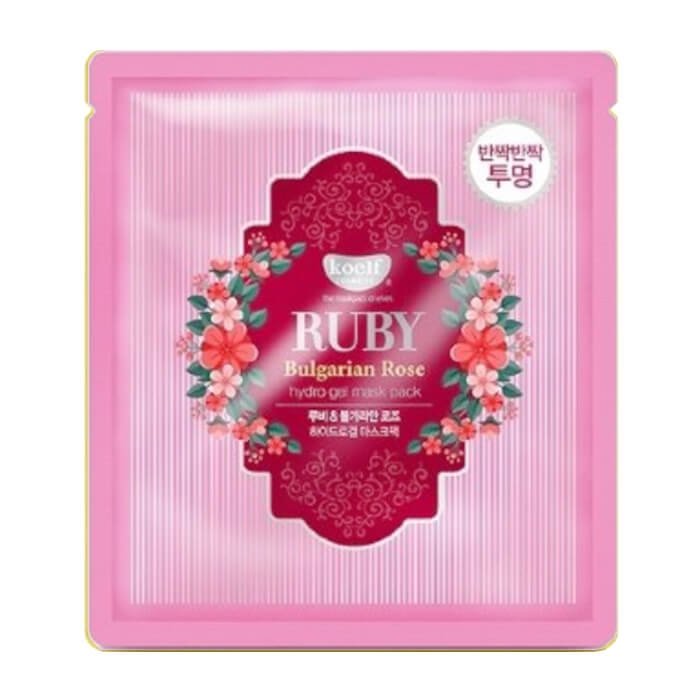 Гидрогелевая маска для лица Koelf Ruby Bulgarian Rose Mask Pack
