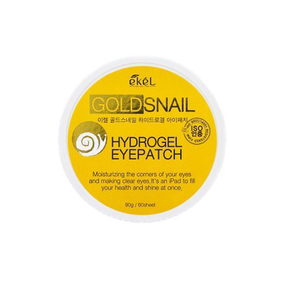 Патчи для глаз с экстрактом улиточного муцина и Золотом 90 г /60 шт Ekel Eye Patch Gold Snail