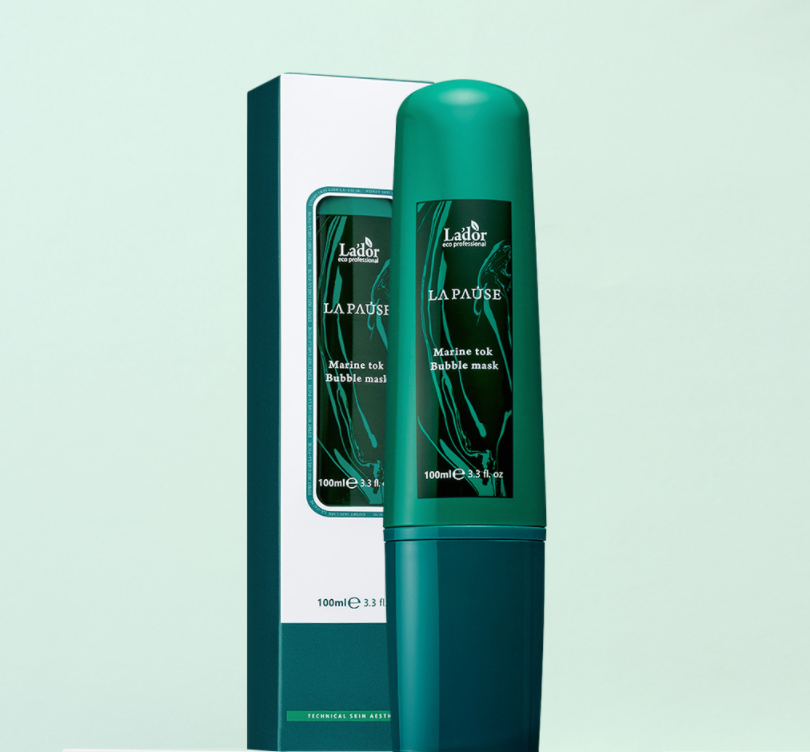 Пузырьковая маска для лица с морской солью 100 мл La'dor LA-PAUSE MARINE TOK BUBBLE MASK